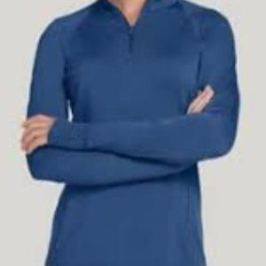 REI Coop blue indigo Long Sleeve Quarter Zip long sleeve sports top, size Xs